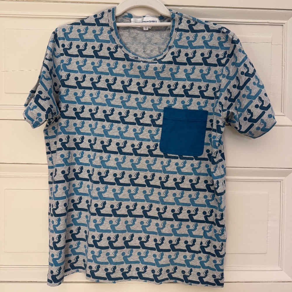 Comme des Garcons x Junya Watanabe Unisex Tee Reading Human Stickman